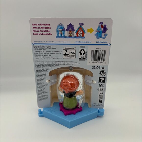 Fisher-Price Little People Disney Frozen Anna in Arendelle Portable Playset NEW - Picture 2 of 2